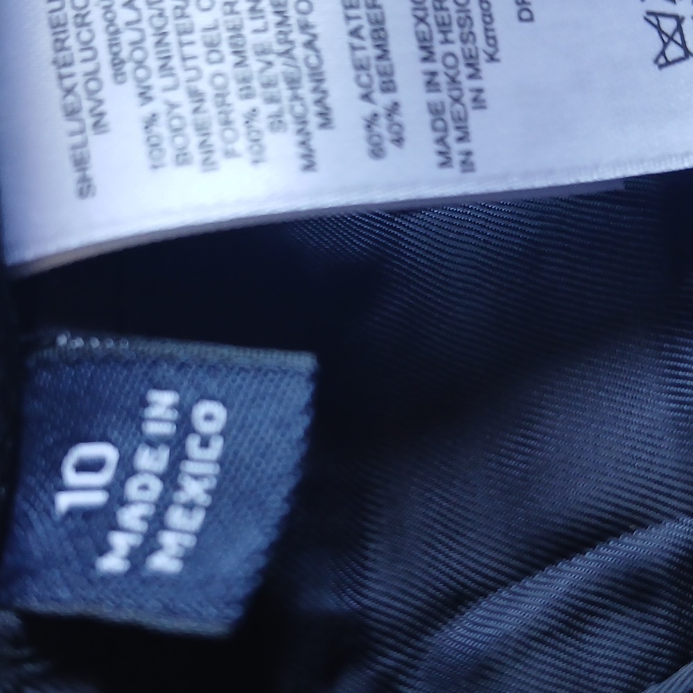 Ing Loro Piana Navy Blue Wool Boy's Blazer Size 10 - Picture 7 of 12